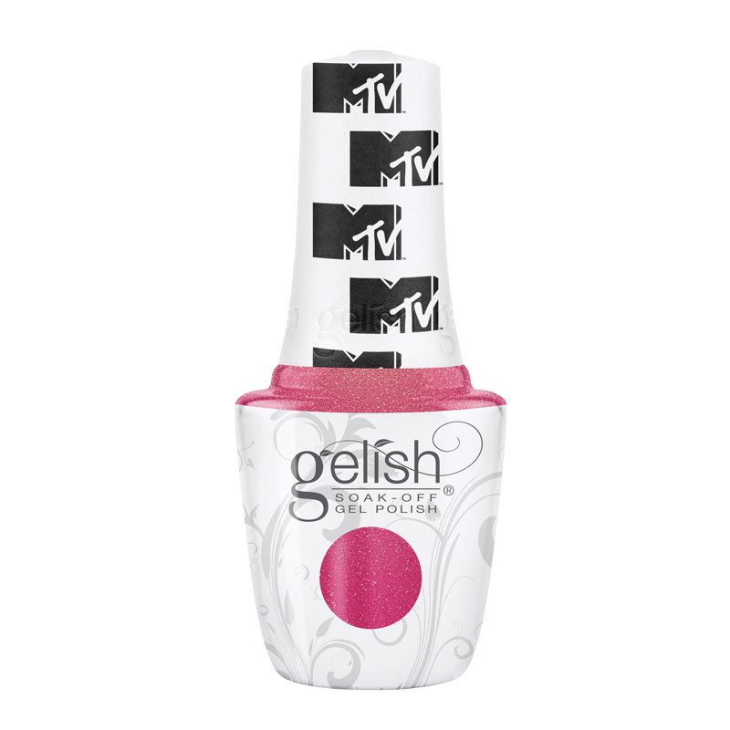 Gelish Vernis UV Live Out Loud 15mL rose brillant