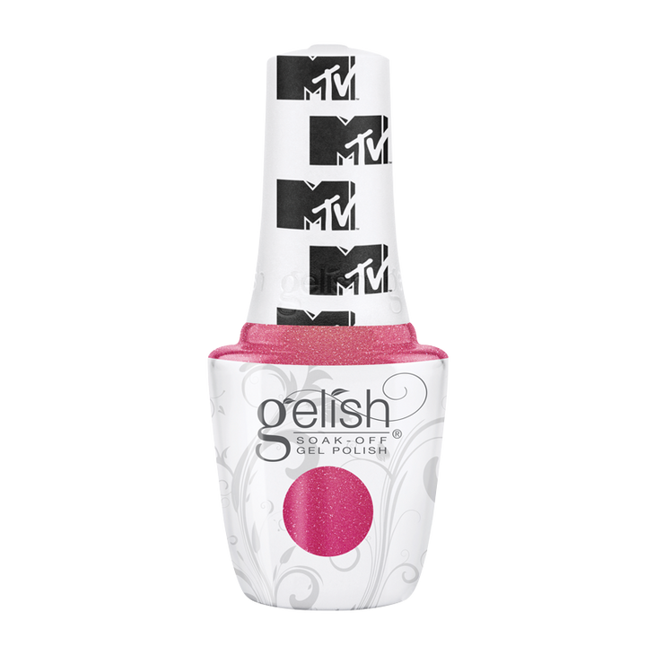Gelish Vernis UV Live Out Loud 15mL rose brillant