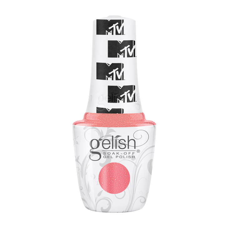 Gelish Vernis UV Show Up &amp; Glow Up 15mL rose brillant