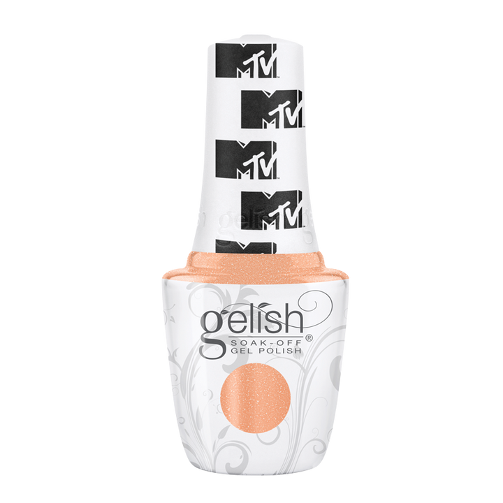 Gelish Vernis UV Super Fandom 15mL orange peche brillant