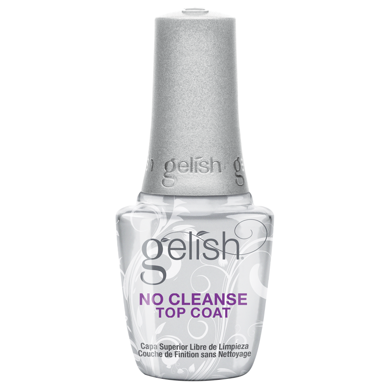 Gelish No Cleanse Top Coat - Finition sans Nettoyage bouteille de 15mL