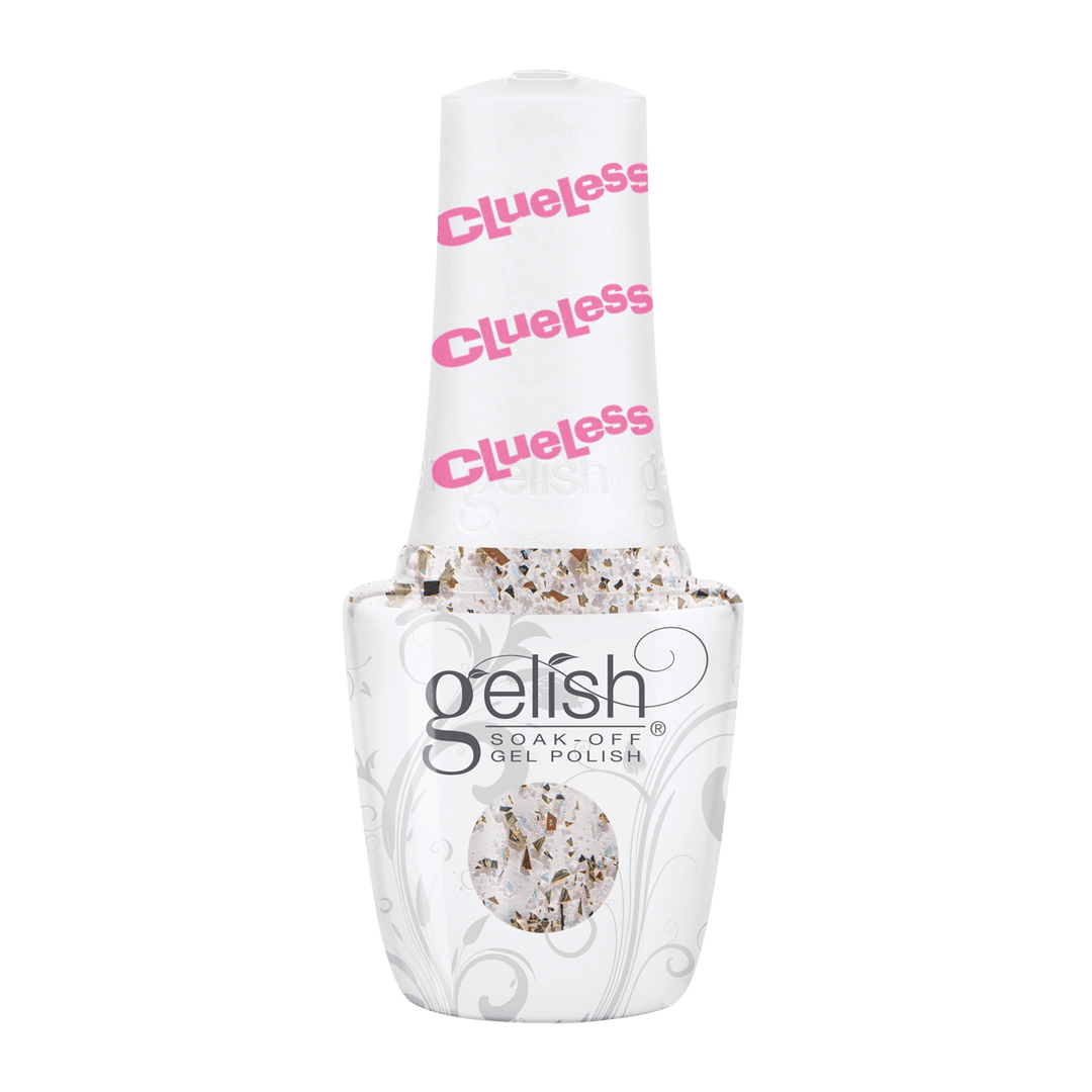 Gelish Vernis UV Two Snaps for You 15mL, Clueless collection, été 2022, brillants, rose, gold