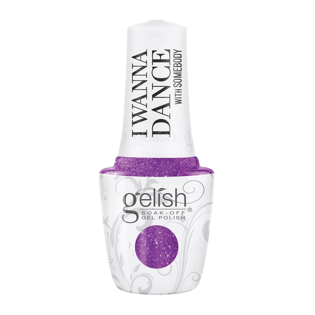Gelish Vernis UV Belt it Out 15mL, I Wanna Dance With Somebody, mauve, brillants