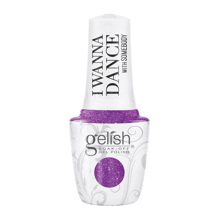Gelish Vernis UV Belt it Out 15mL, I Wanna Dance With Somebody, mauve, brillants