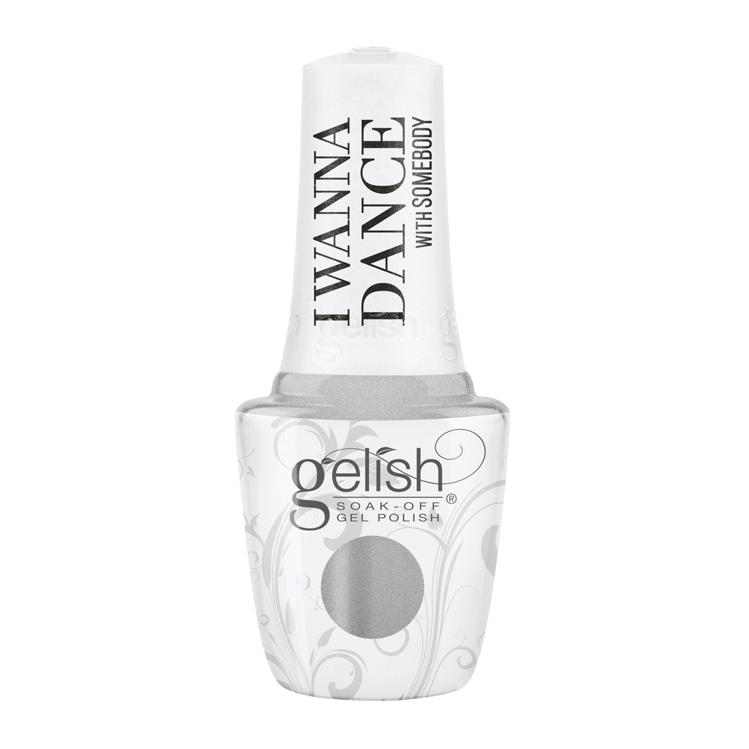 Gelish Vernis UV Certified Platinum 15mL, I Wanna Dance With Somebody, argent
