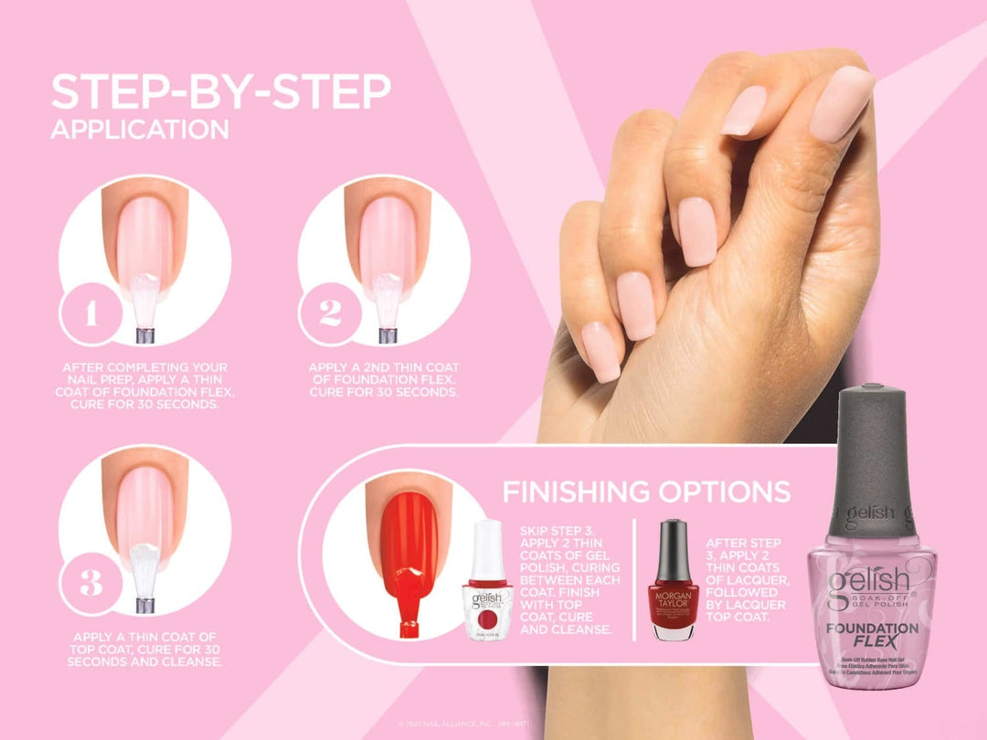 Gelish Foundtion flex mode d&