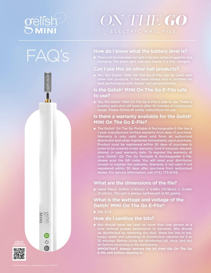 Gelish Mini On the Go Electric File