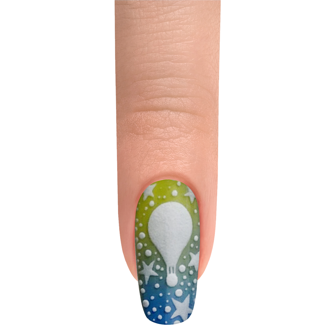 Gelish Vernis Gel Soaring Above It All 15mL bleu Nail Art
