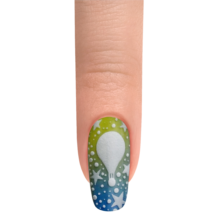 Gelish Vernis Gel Soaring Above It All 15mL bleu Nail Art