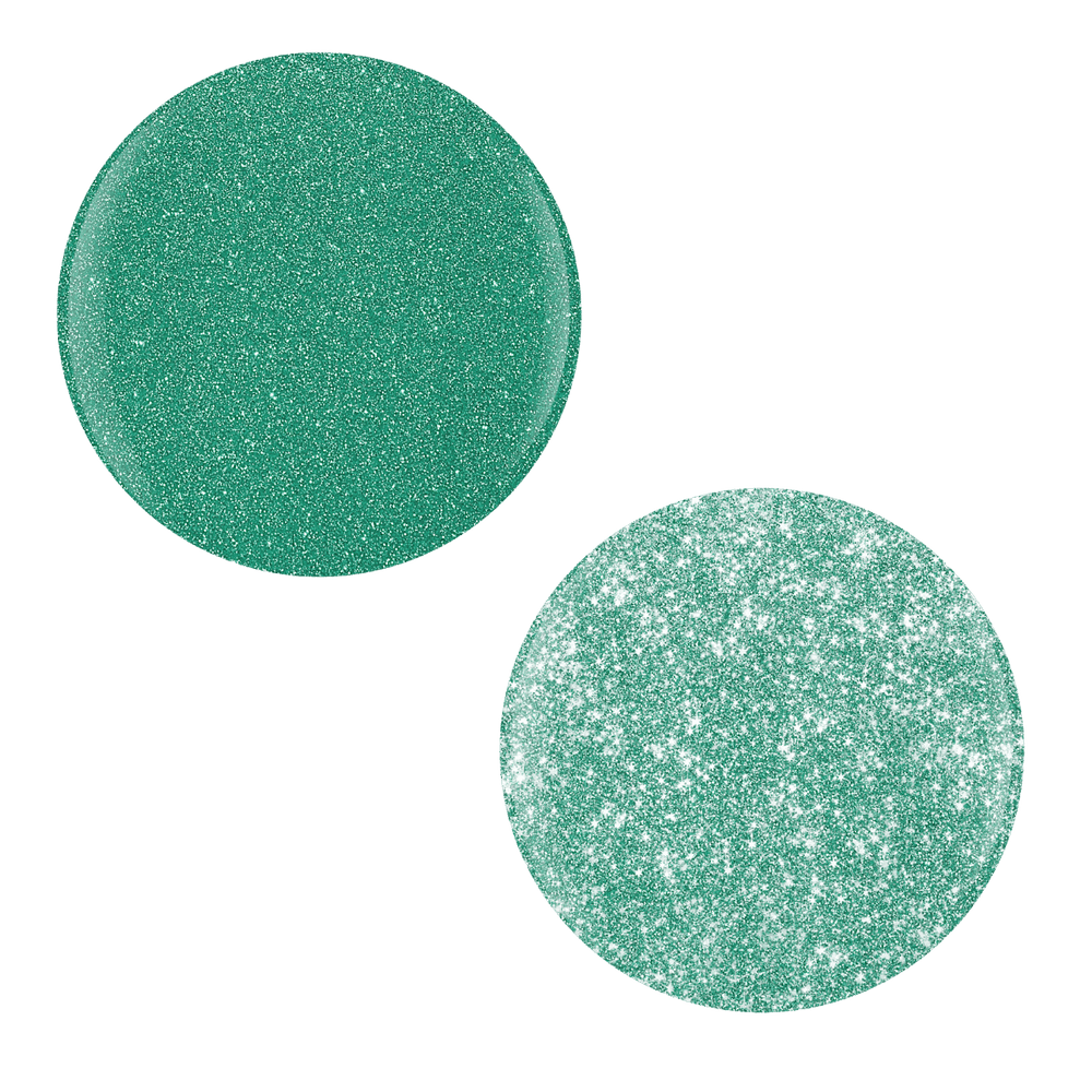 Vernis Gel Gelish Flash Glam Mint to Sparkle vert
