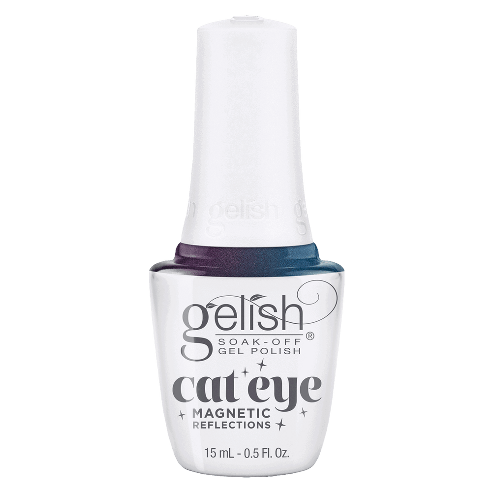 Gelish Vernis Gel Magnétique Blue Eclipse 15mL Cat Eye blue mauve