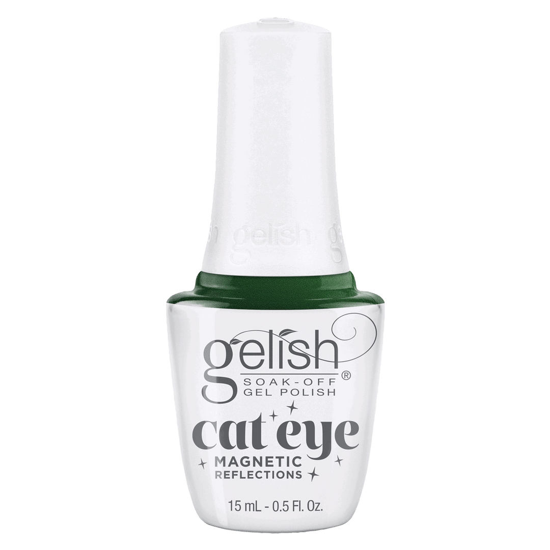 Gelish Gel Polish  Cat Eye Green Lights Only 15mL