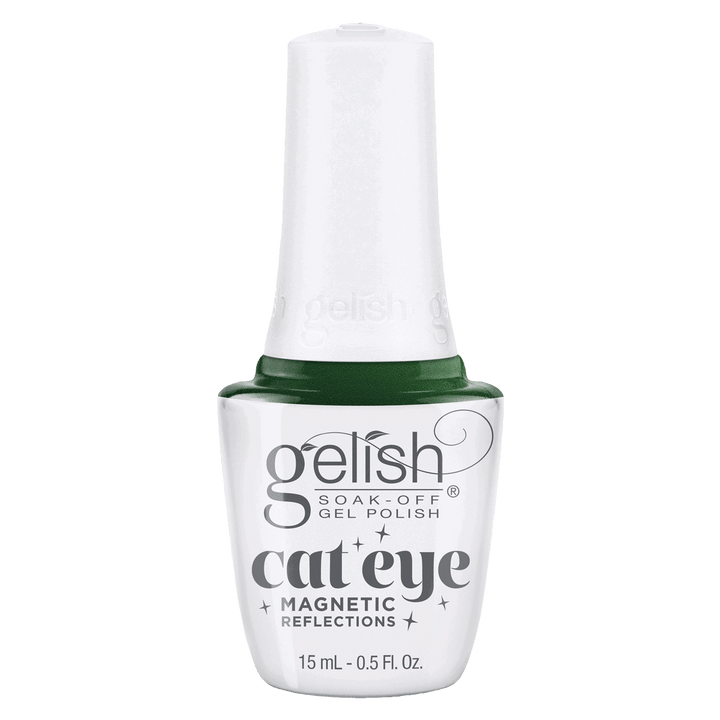 Gelish Vernis Gel Magnétique Green Lights Only 15mL Cat Eye vert