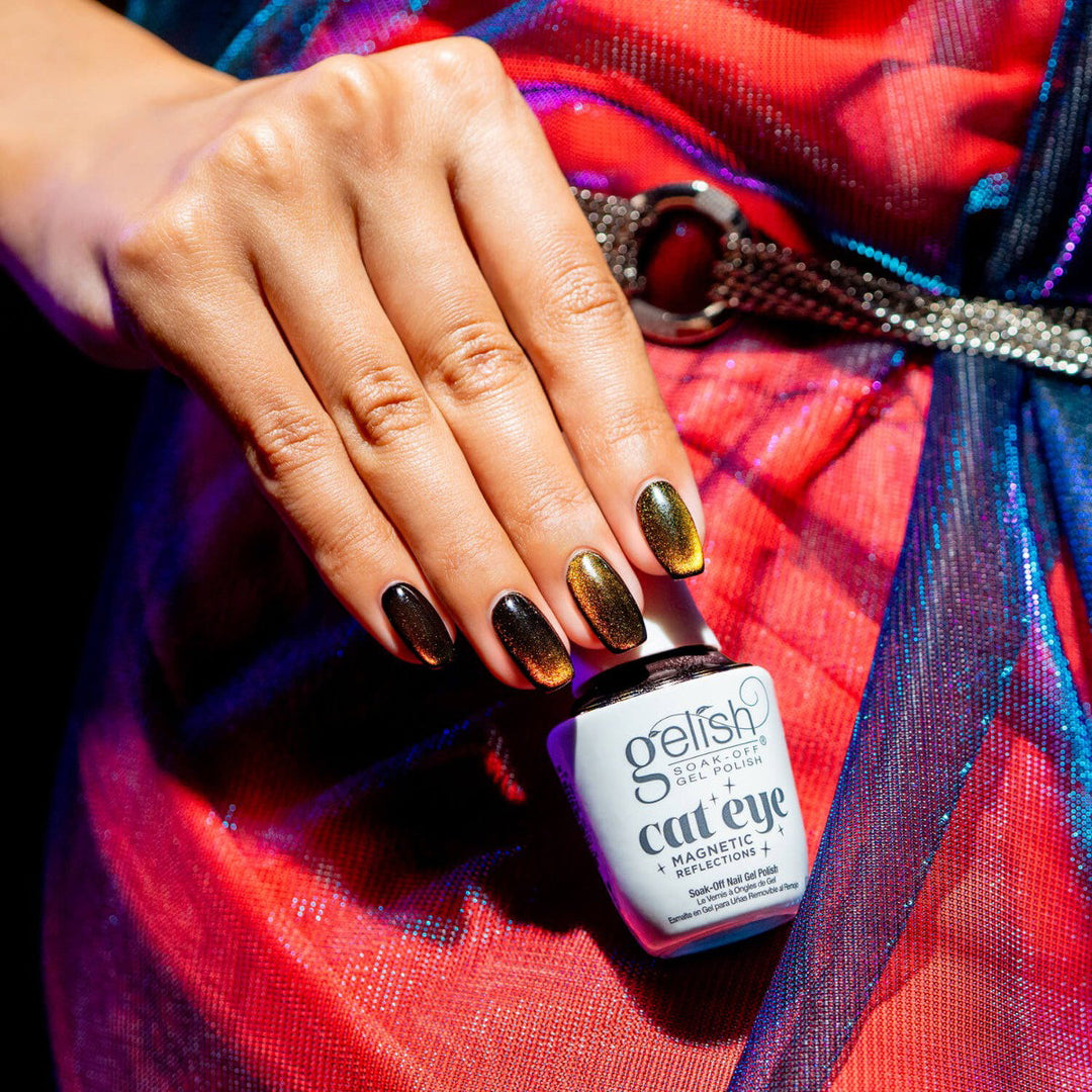 Gelish Gel Polish Cat Eye Can you Candle it?