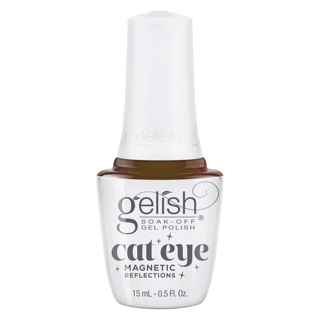 Gelish Vernis Gel Magnétique Can You Candle It ? 15mL Cat Eye orange rose