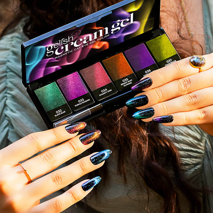 Gelish Cream Gel Magnetic Madness - Magnetic Cat eye