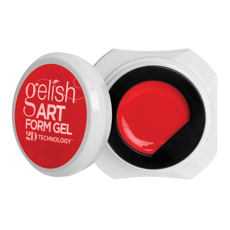 Gelish Art Form Gel - Néon Rouge 5g
