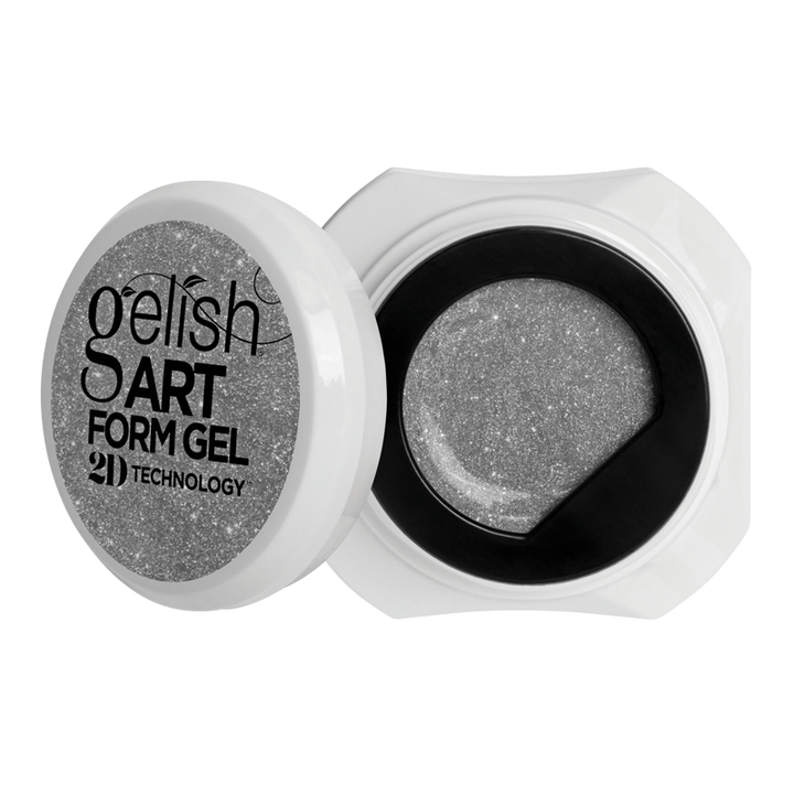 Gelish Art Form Gel - Effet Argent Brillant 5g