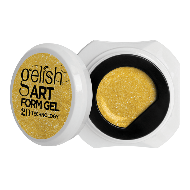 Gelish Art Form Gel - Effet Or Brillant 5g