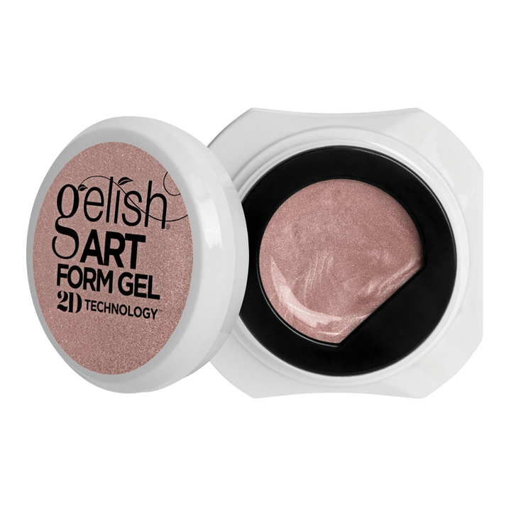Gelish Art Form Gel - Effects Rose Gold Metallic 5g