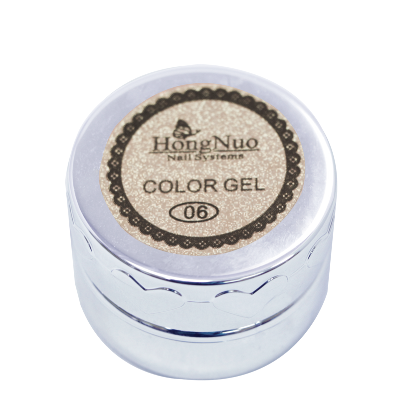 Gel Élastique UV/LED #06 Champagne 8mL (Hong Nuo)
