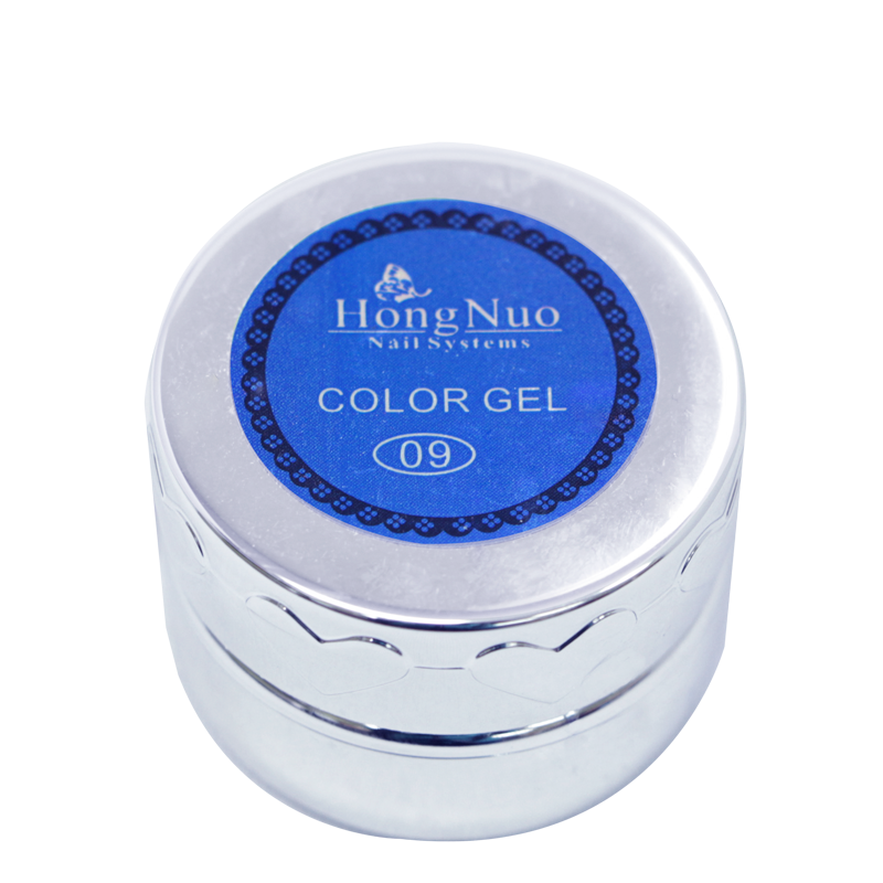 Gel Élastique UV/LED #09 Bleu Foncé 8mL (Hong Nuo)