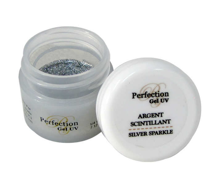 Perfection Silver Sparkle UV gel