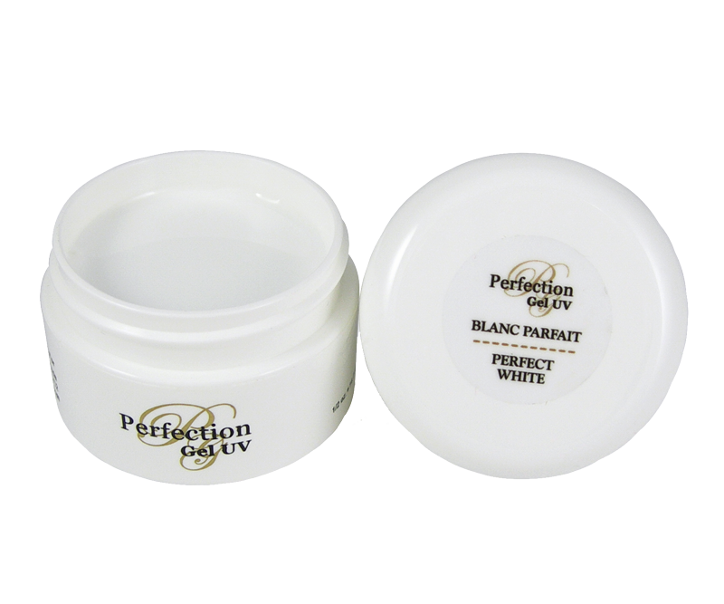 ongles gel blanc parfait