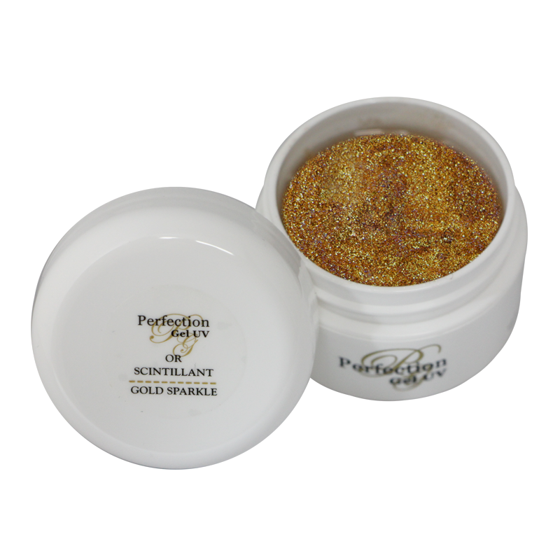 Perfection Gold Sparkle UV gel