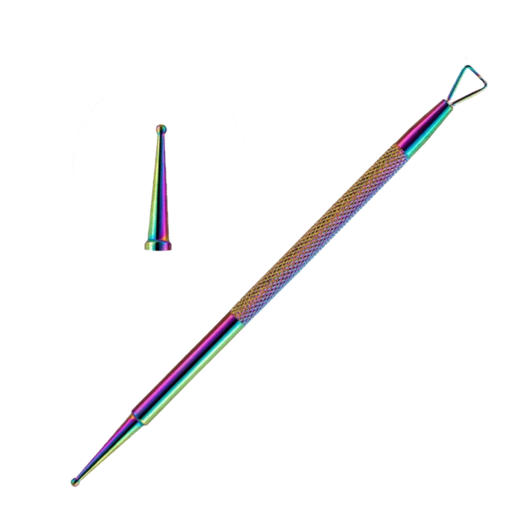 Grattoir Triangulaire pour Retrait du Vernis Gel Multicolor