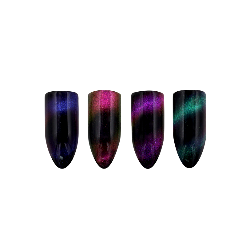 Oh Bling Gel UV LED Magnétique 9D 003 - Rose/Orange/Jau Holo 8mL