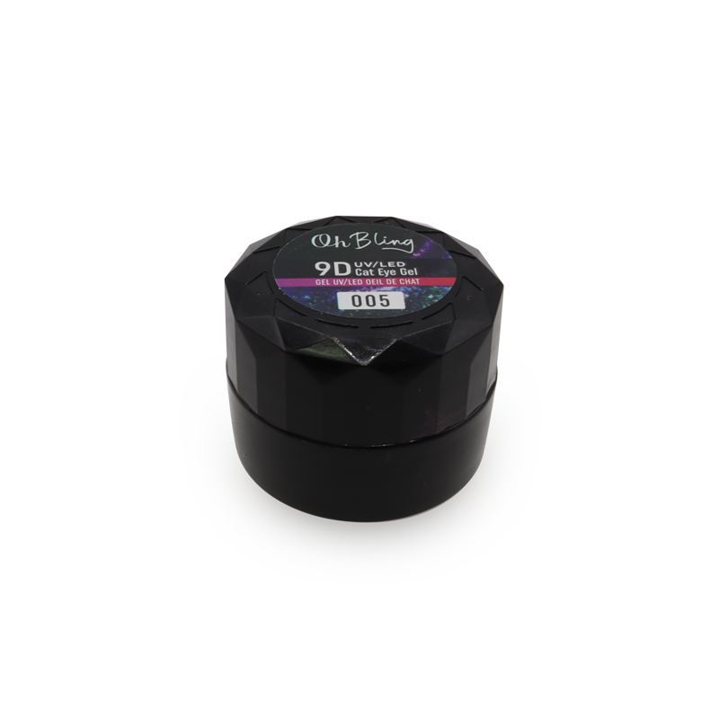 Oh Bling 9D Cat Eye UV Gel 005 - Purple/Pink Holo 8mL