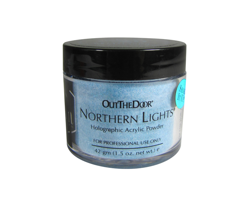 poudre acrylique bleu