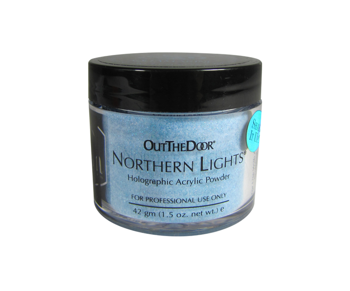 poudre acrylique bleu