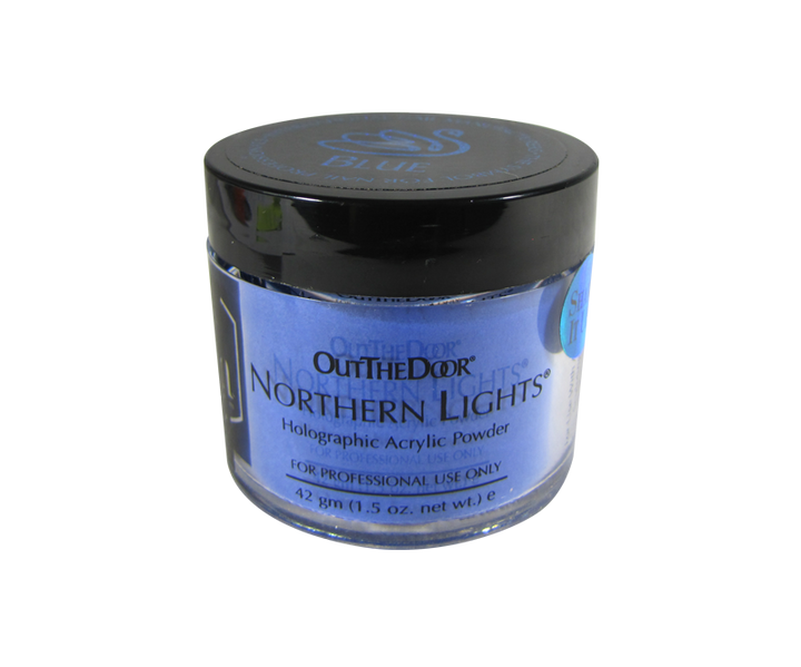 poudre acrylique bleue