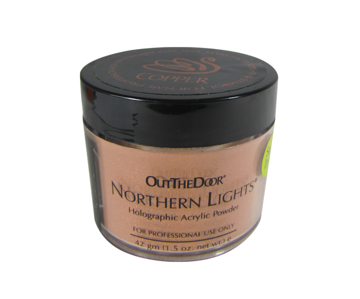 poudre acrylique cuivrée