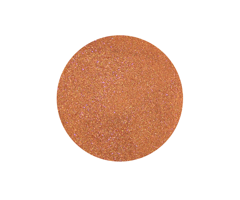 poudre acrylique cuivrée