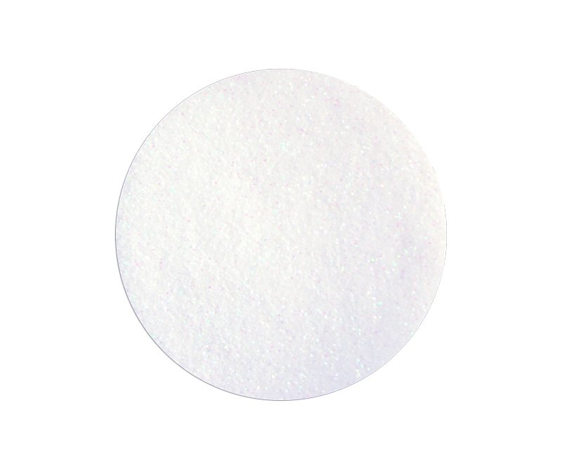 poudre acrylique holographique blanche