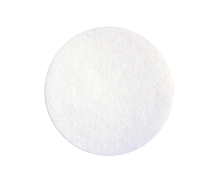 poudre acrylique holographique blanche