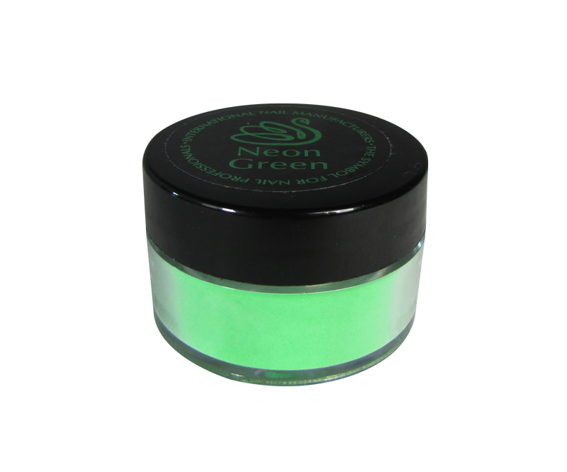 poudre acrylique verte