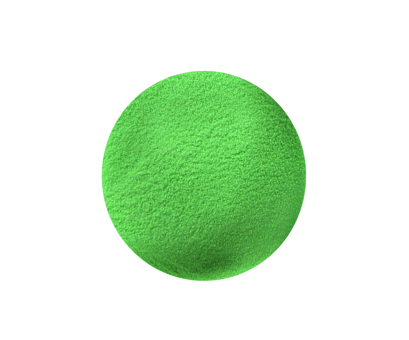 poudre acrylique holographique vert