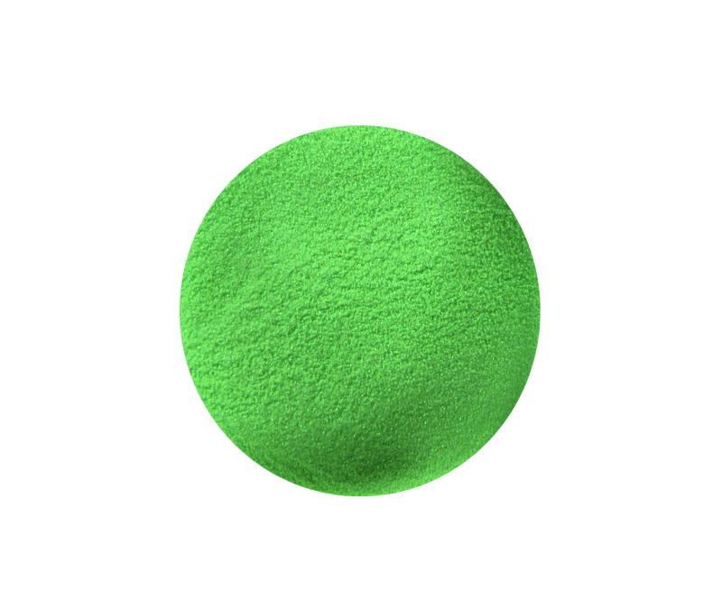 poudre acrylique vert neon inm