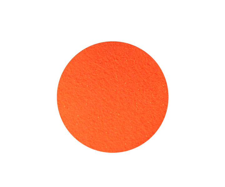poudre acrylique holographique orange