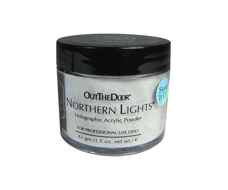 poudre acrylique argent