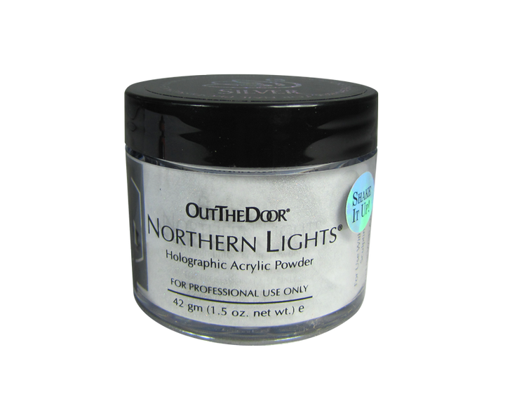poudre acrylique argent