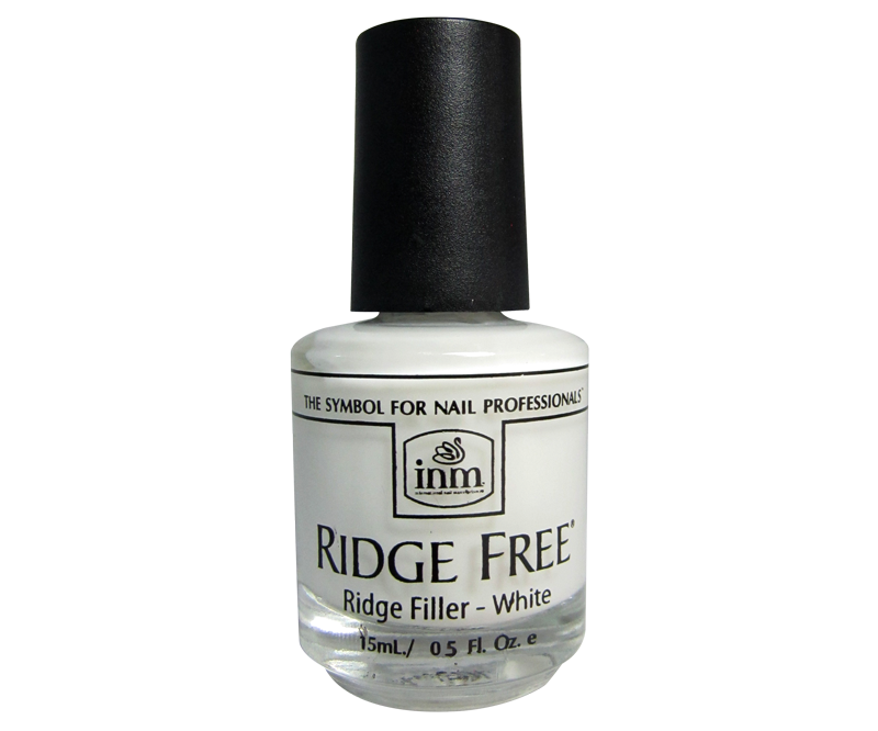 INM Ridge Free Vernis Comble Stries Blanc