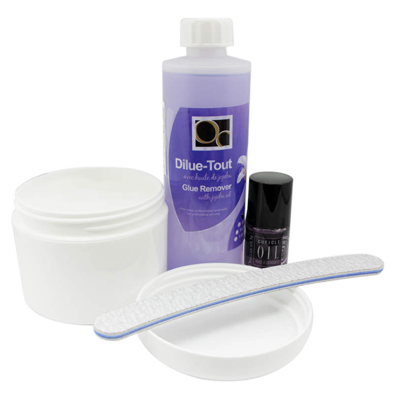 kit pour fondre les faux ongles
