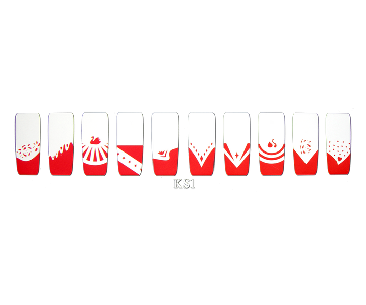 Pochoir nail-art
