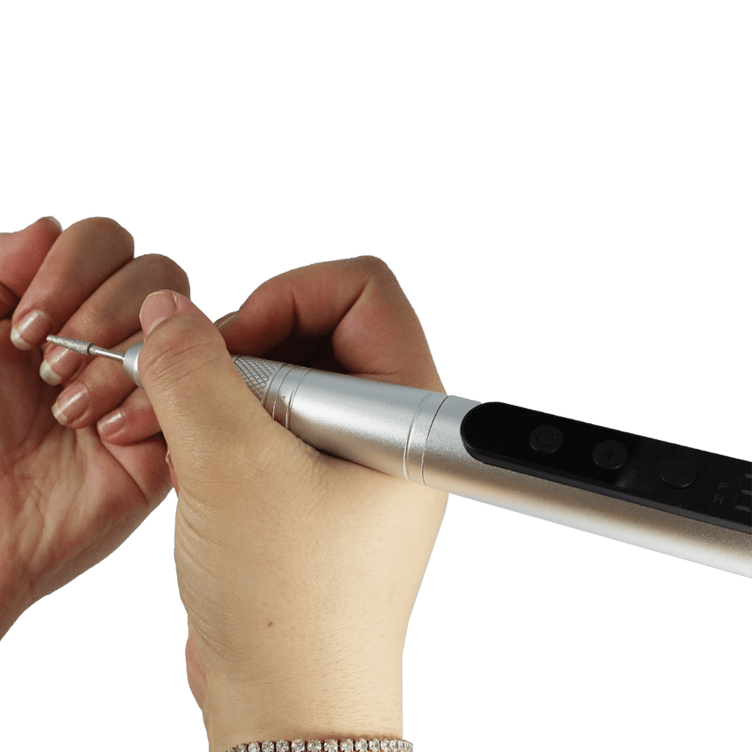 Portative Cordless Nail File GT 35K 110V - Silver