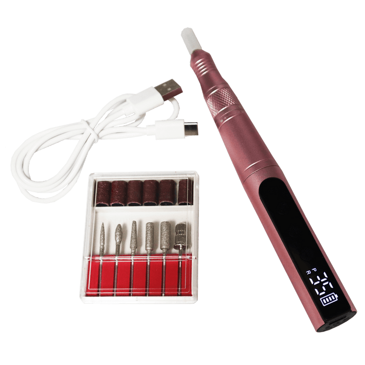 Portative Cordless Nail File GT 35K 110V - Pink